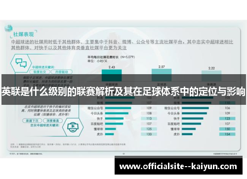 英联是什么级别的联赛解析及其在足球体系中的定位与影响